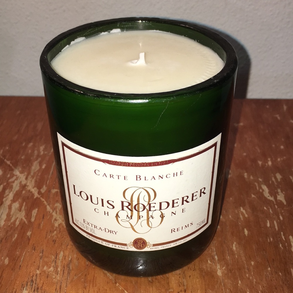 Upcycled Louis Roederer Scented Soy Wax Candle!